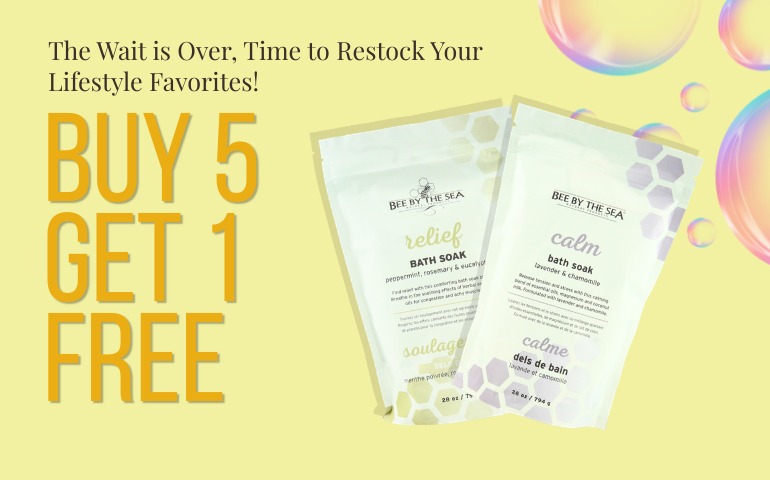 Bath Soaks Buy 5 Get 1 Free